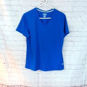 REEL LEGENDS  Womans Blue Atheleisure Top L New‎